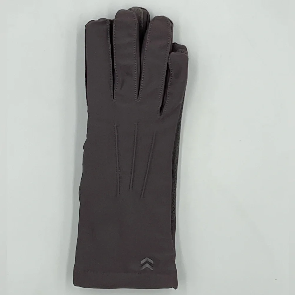New Vintage 1994 Isotoner Warm Tailored Classic Knit-Lined Gloves - Brown
